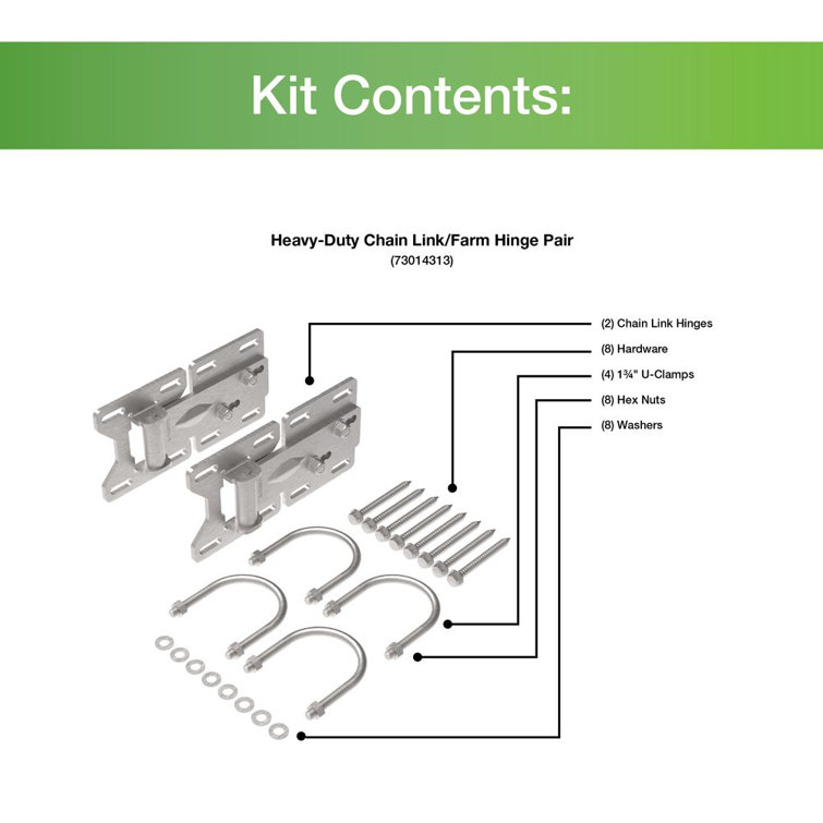 Barrette Outdoor Living Heavy Duty Chain Link/Farm Hinge Wayfair